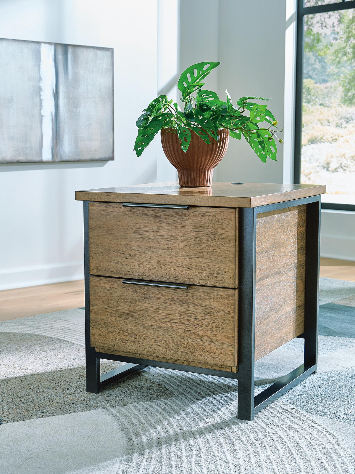 Montia Tables Collection - Light Brown