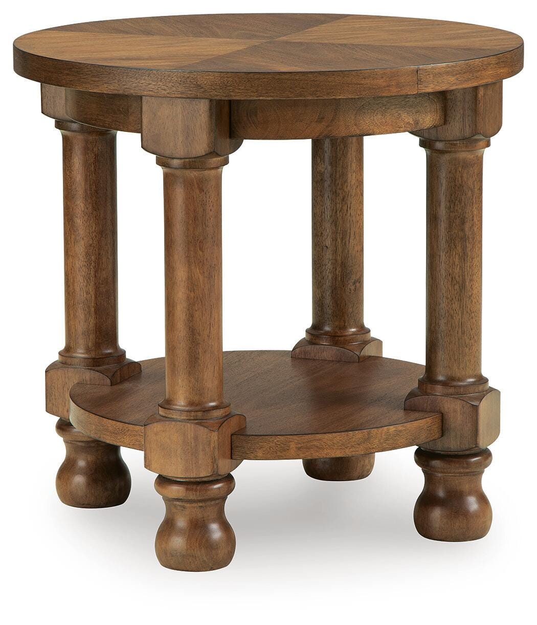 Chadworth Tables Collection - Medium Brown