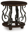 Frallyn Tables Collection - Dark Brown