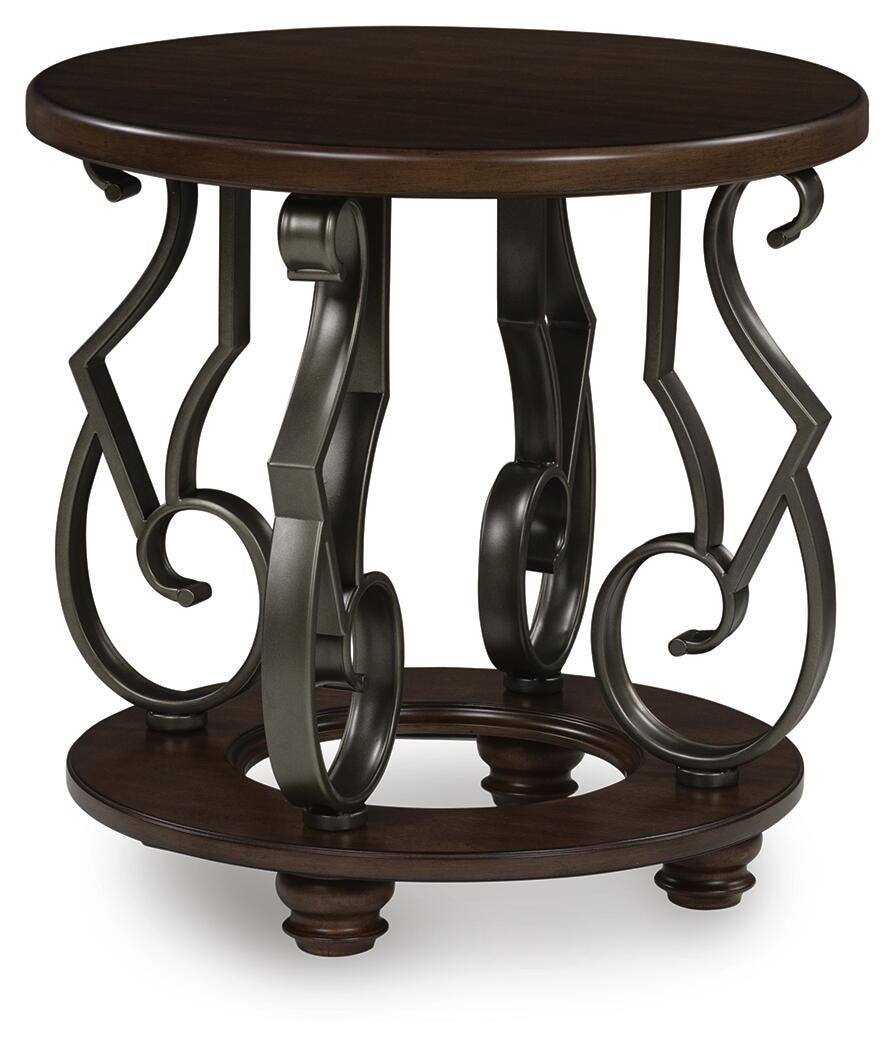 Frallyn Tables Collection - Dark Brown