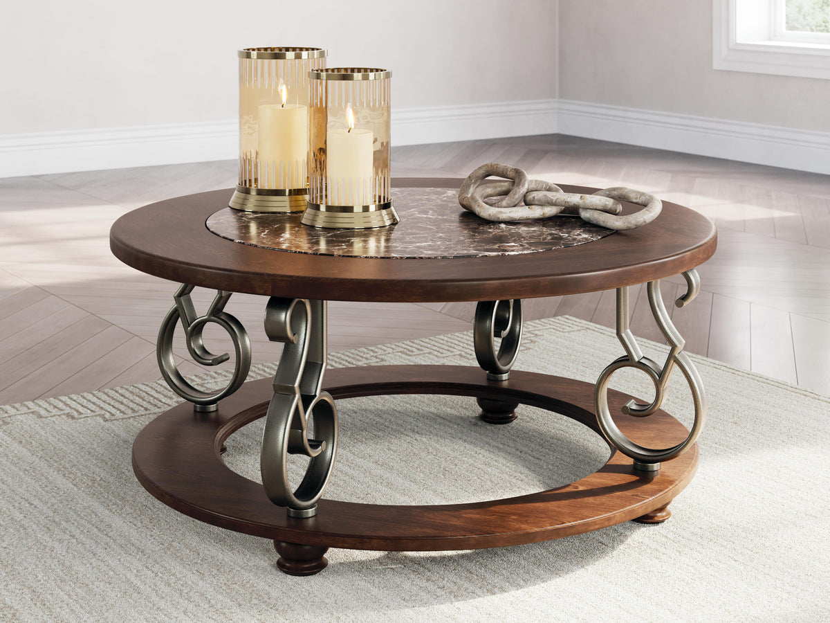 Frallyn Tables Collection - Dark Brown