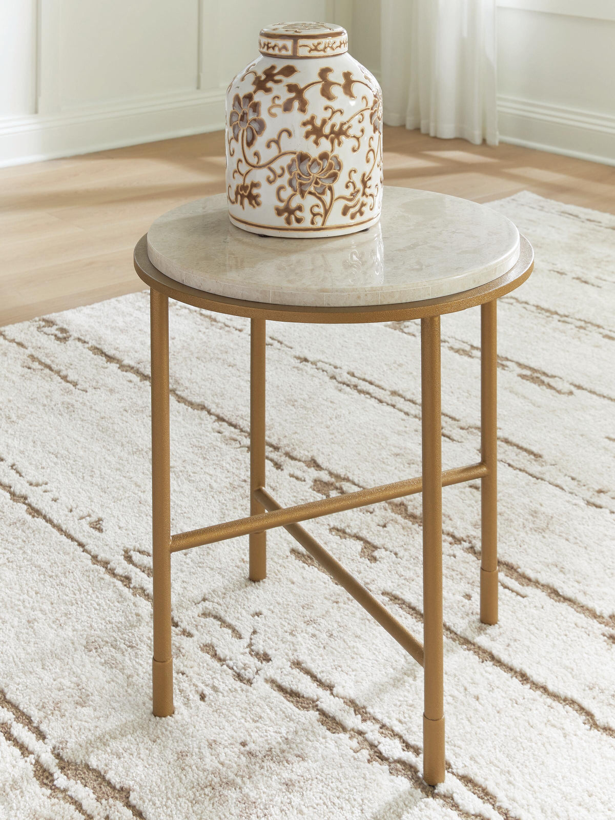 Alben Tables Collection - Antique Gold