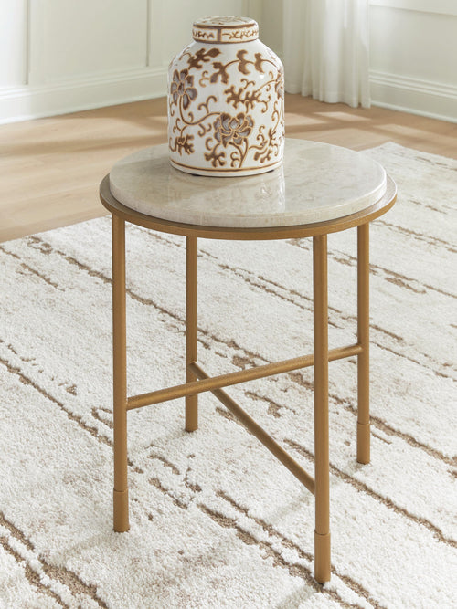 Alben Tables Collection - Antique Gold