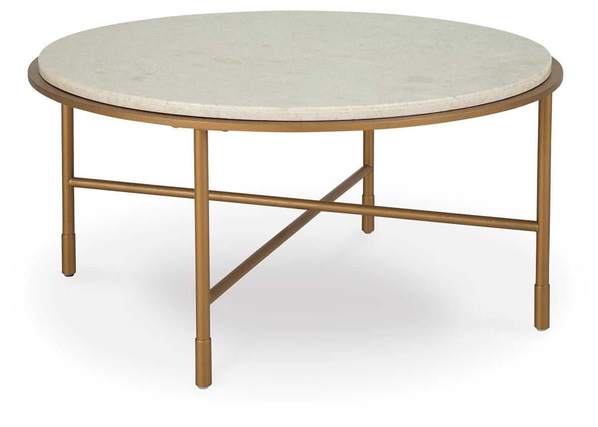 Alben Tables Collection - Antique Gold