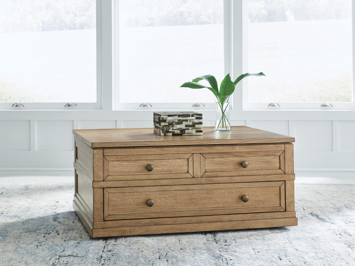 Sharlance Tables Collection - Light Brown