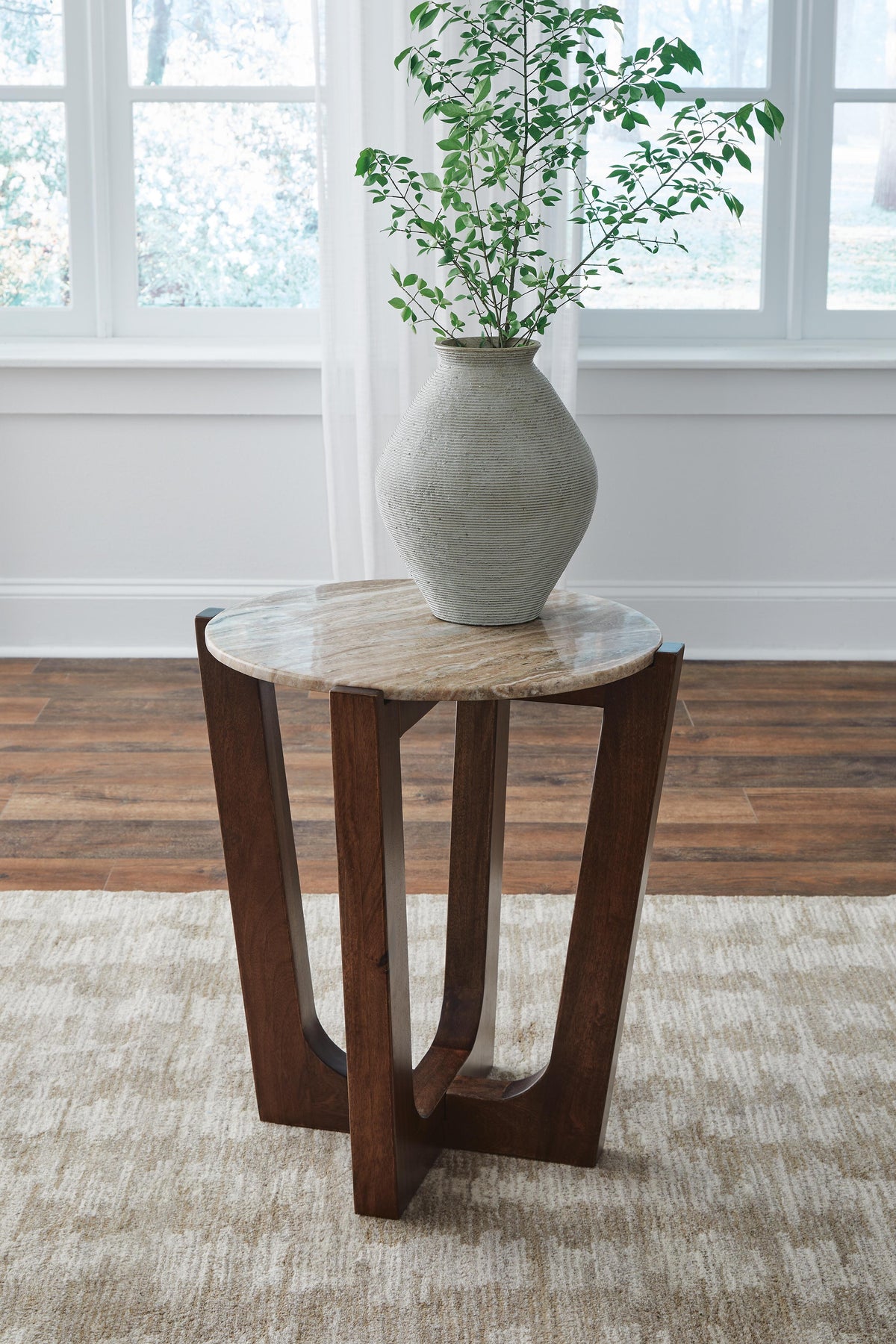 Tanidore Tables Collection - Warm Brown
