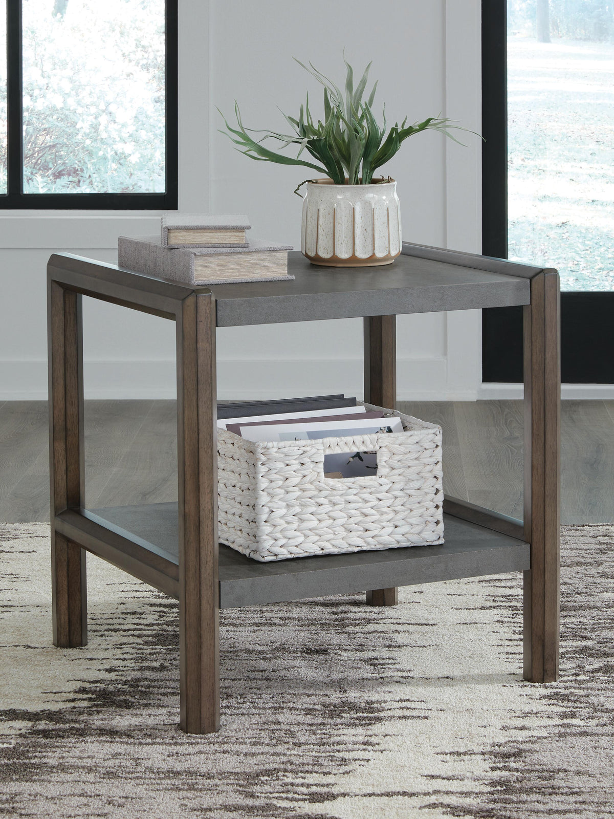 Kallenny Tables Collection - Brown/Gray
