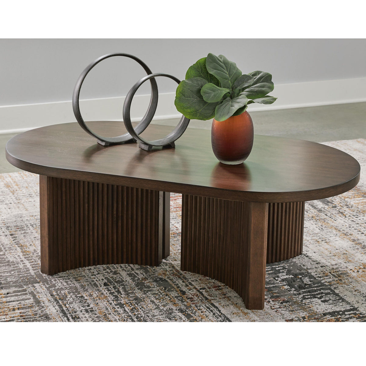 Korestone Tables Collection - Dark Brown