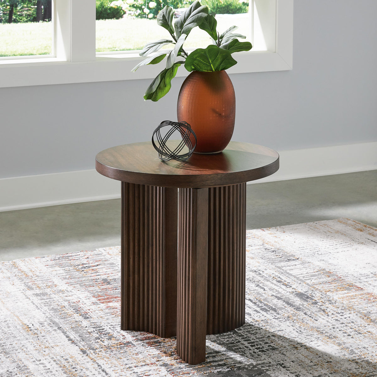 Korestone Tables Collection - Dark Brown