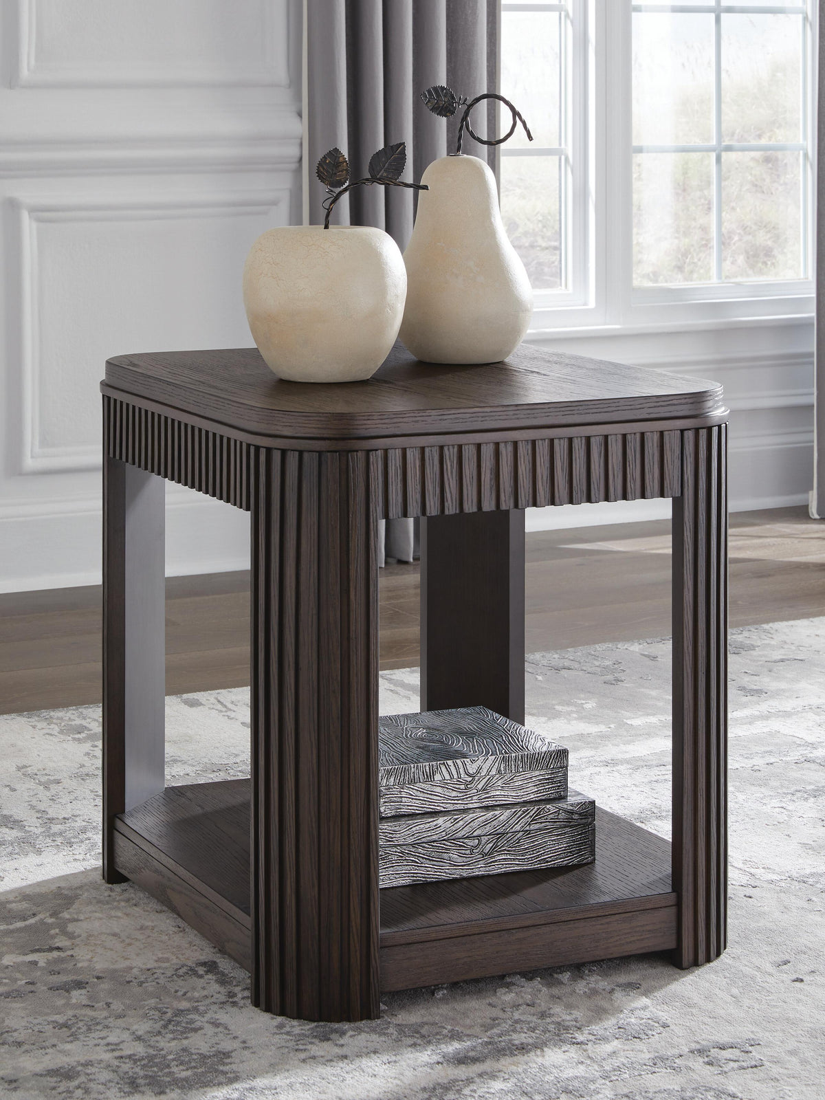 Carlibrie Tables Collection - Warm Brown