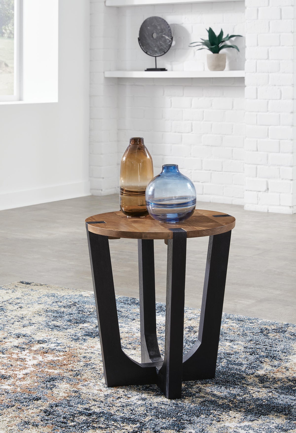 Hanneforth Tables Collection - Brown/Black