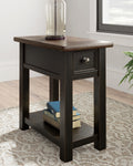Tyler Creek Tables Collection - Grayish Brown/Black