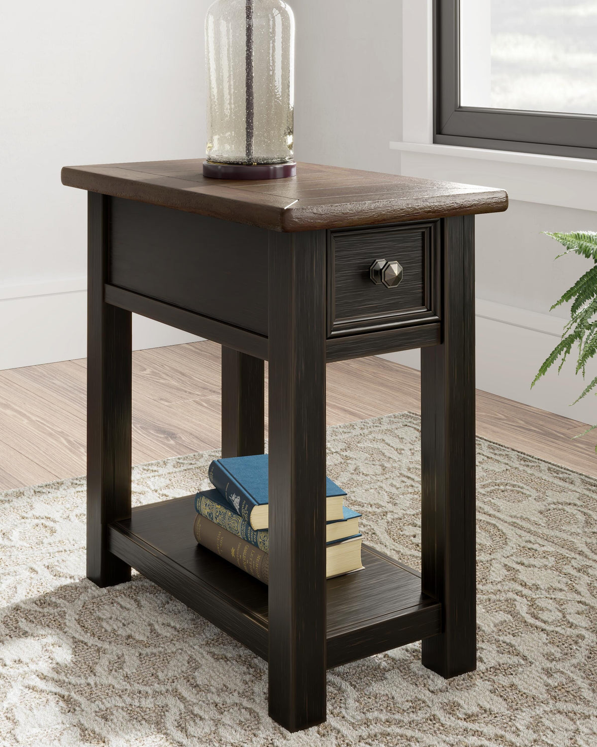 Tyler Creek Tables Collection - Grayish Brown/Black