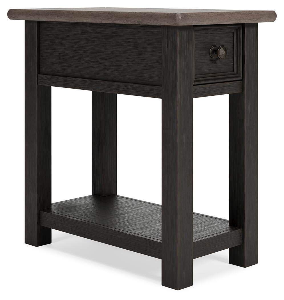 Tyler Creek Tables Collection - Grayish Brown/Black