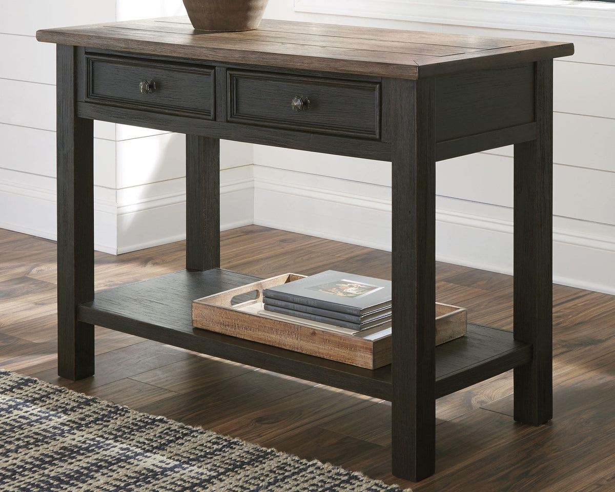 Tyler Creek Tables Collection - Grayish Brown/Black