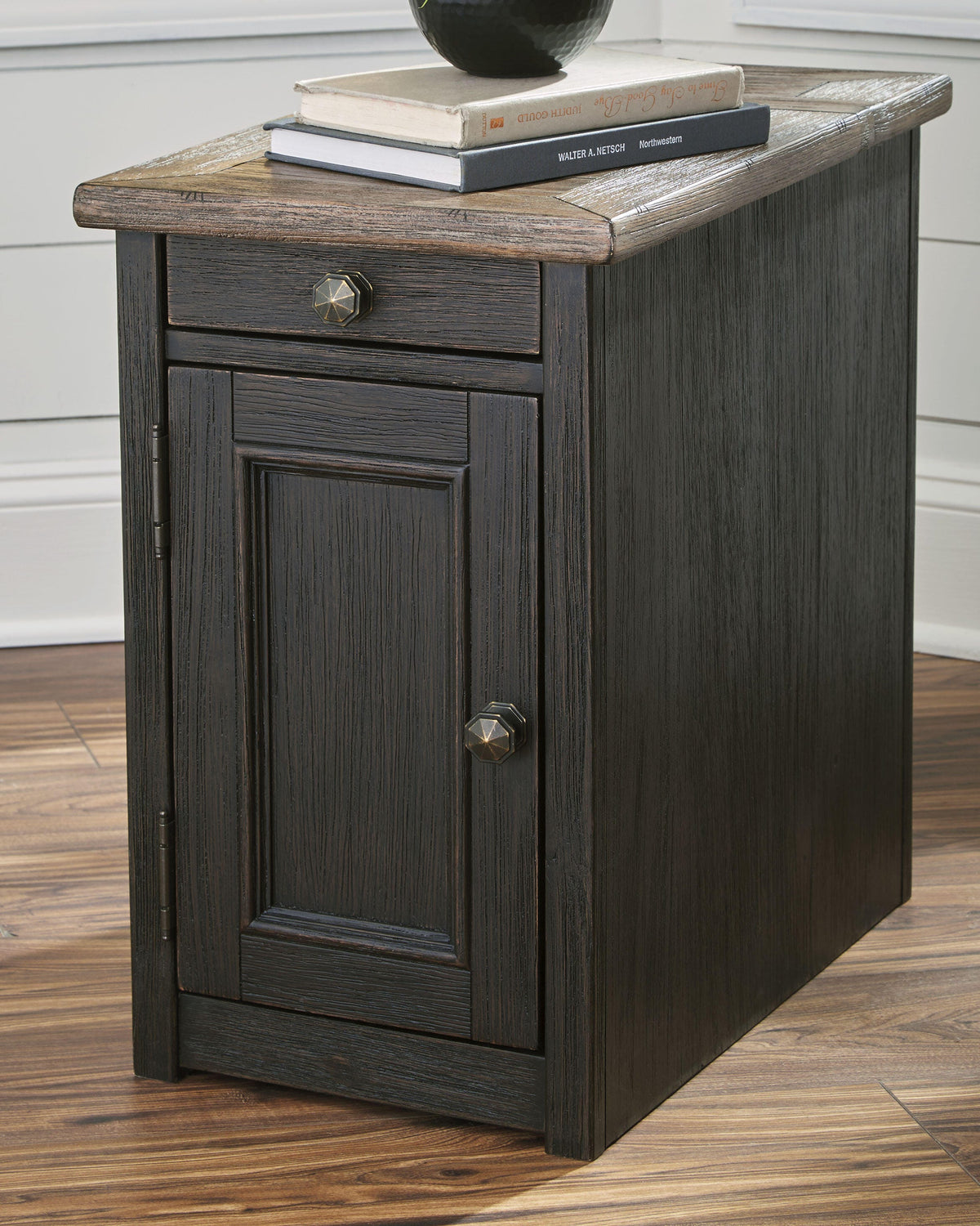 Tyler Creek Tables Collection - Grayish Brown/Black