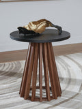 Kallari Tables Collection - Warm Brown/Black