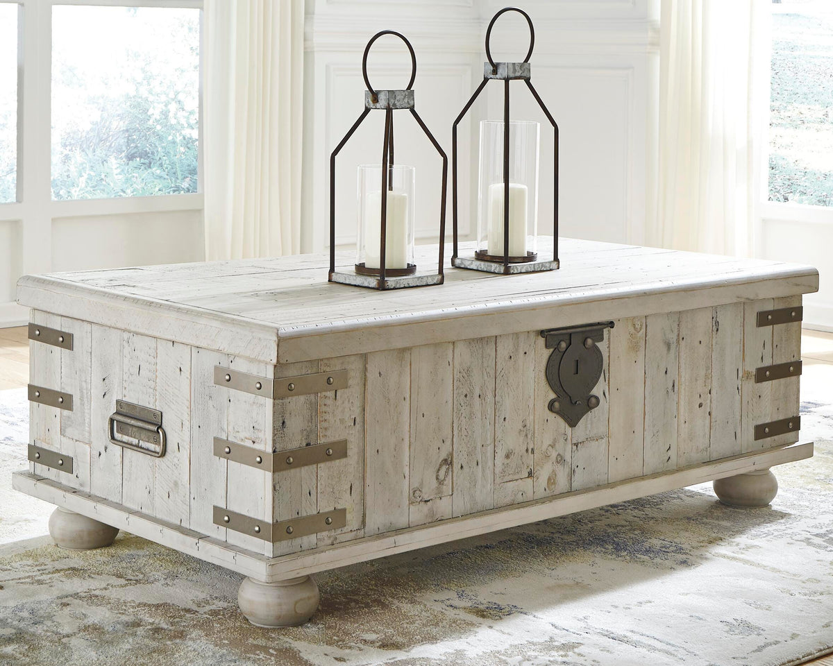 Carynhurst Tables Collection - White Wash Gray