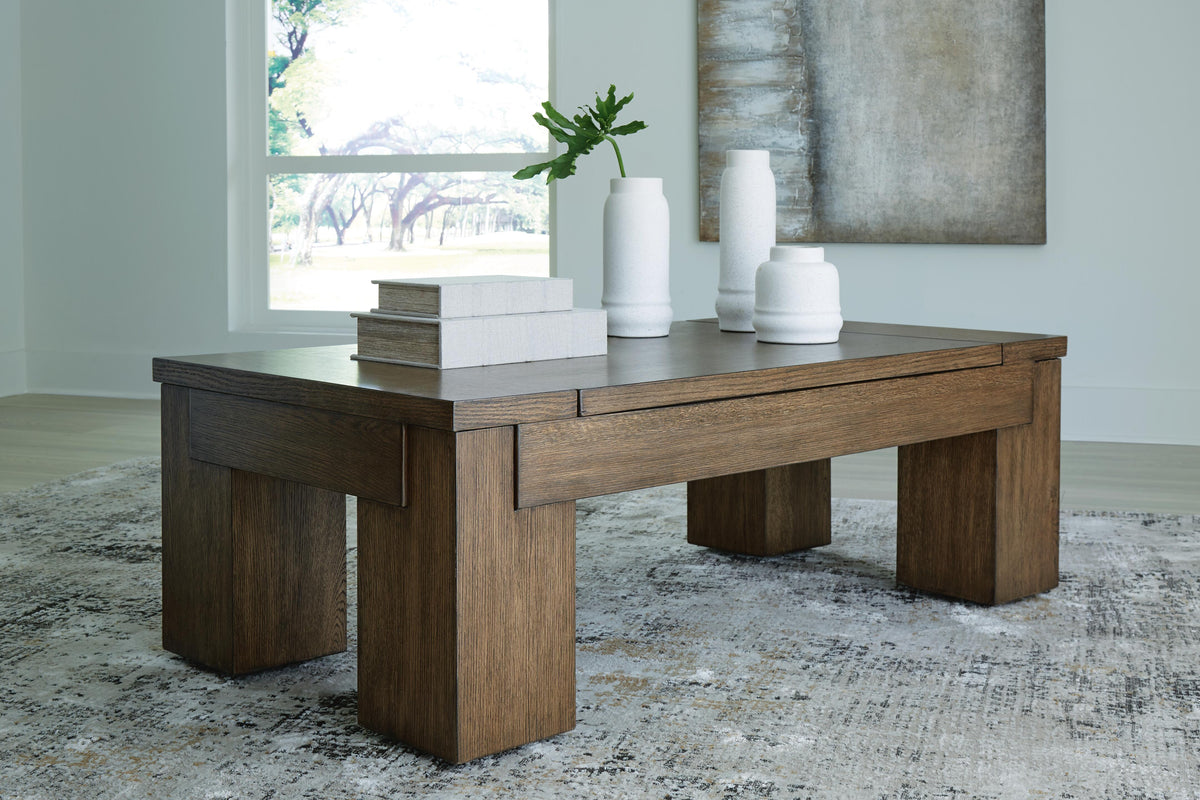 Rosswain Tables Collection - Warm Brown