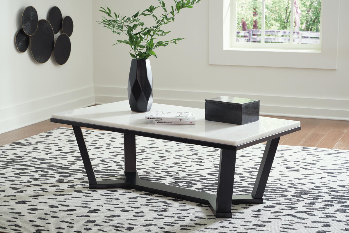 Fostead Tables Collection - White/Espresso