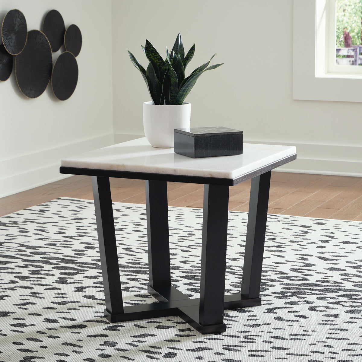 Fostead Tables Collection - White/Espresso
