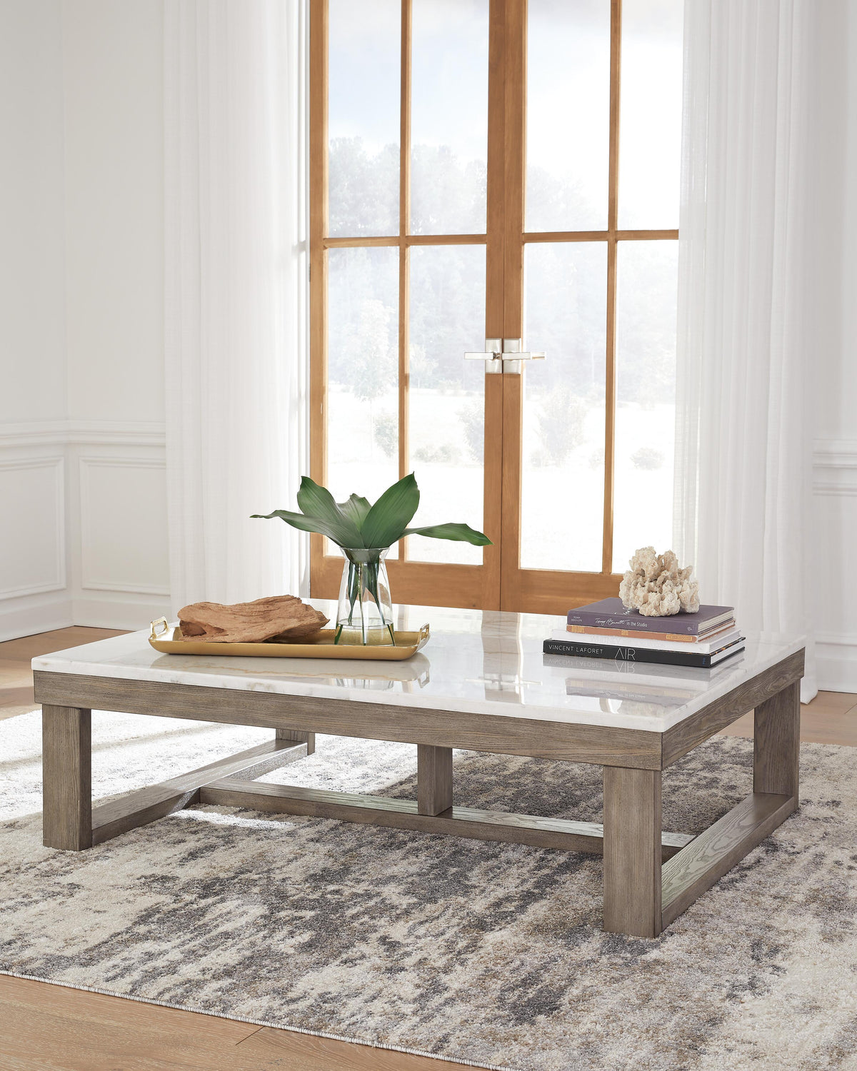 Loyaska Tables Collection - Brown/Ivory