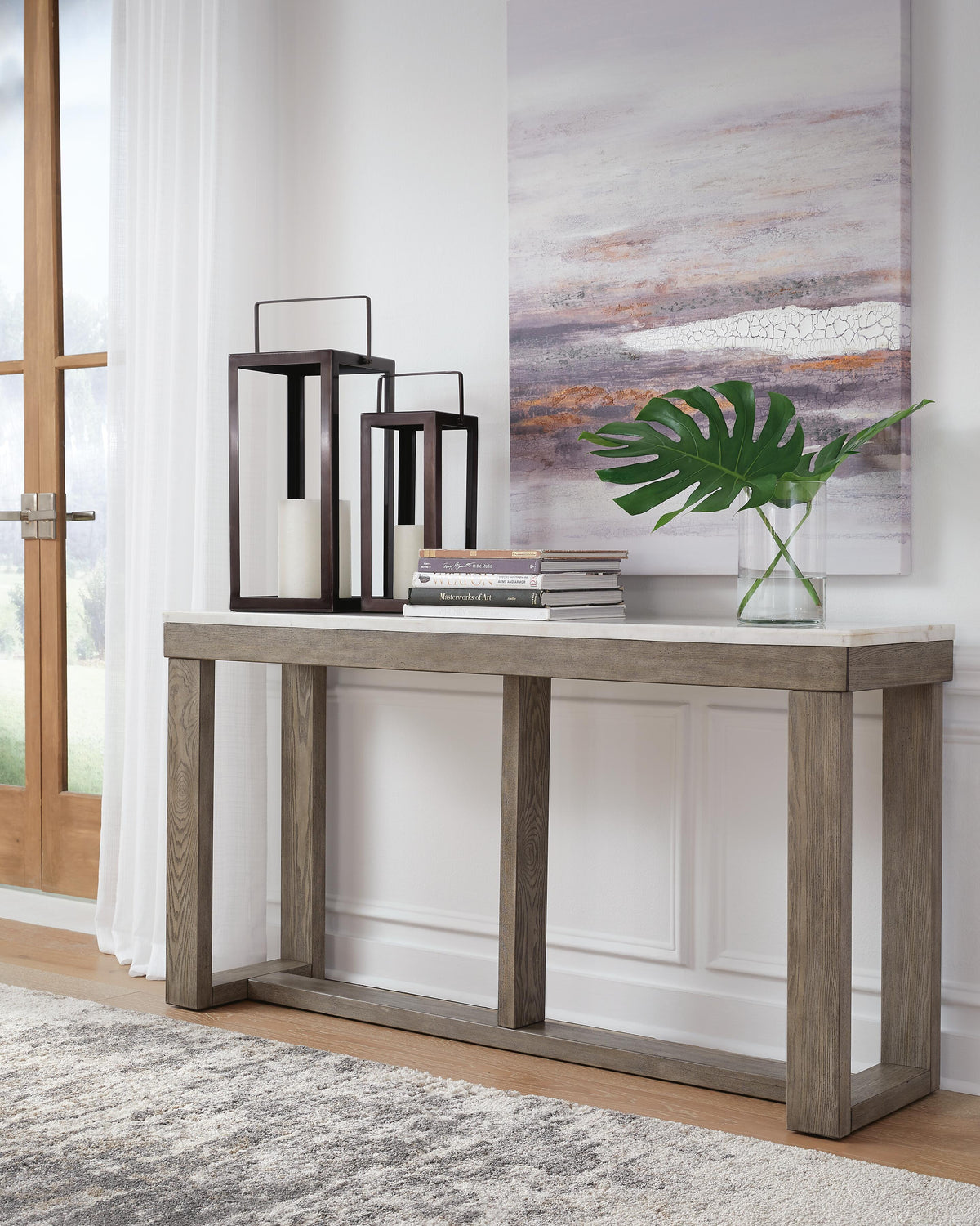 Loyaska Tables Collection - Brown/Ivory