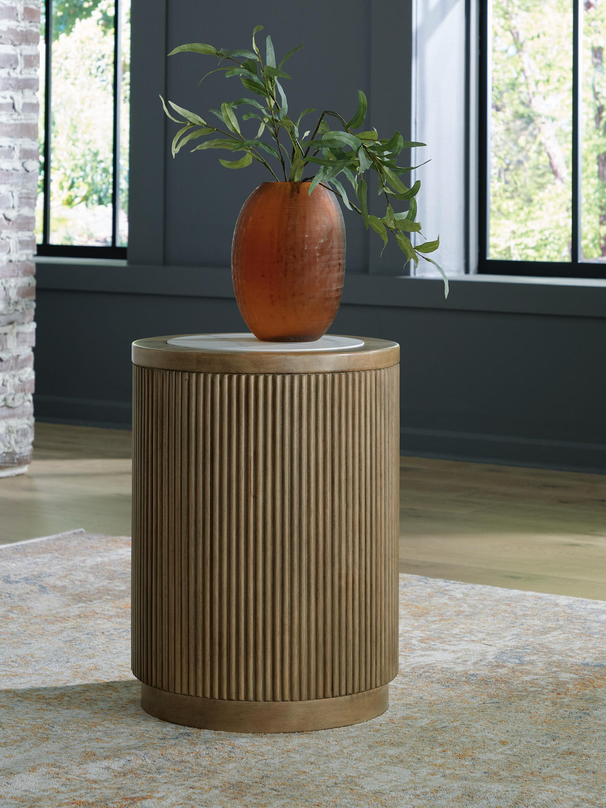 Camdill Tables Collection - Light Brown/White