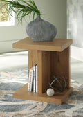 Brinstead Chair Side End Table - Light Brown