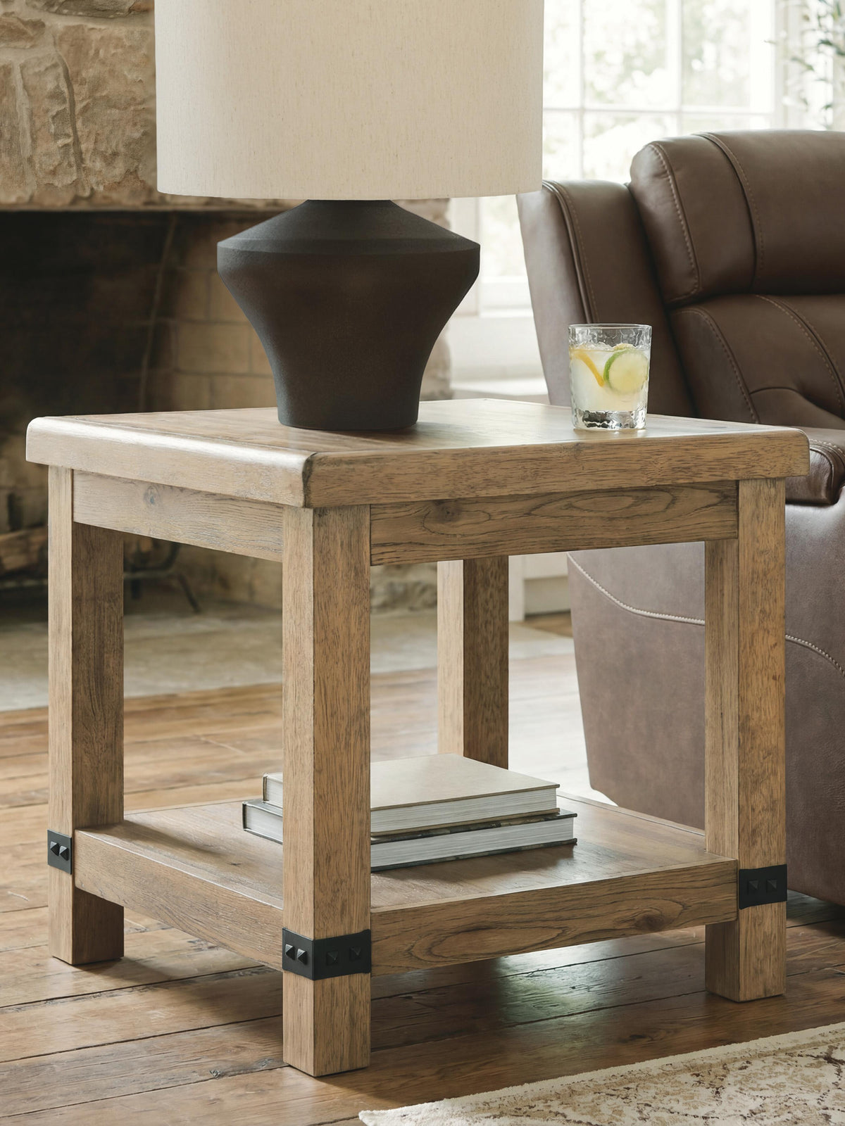 Ridgester Tables Collection - Light Brown