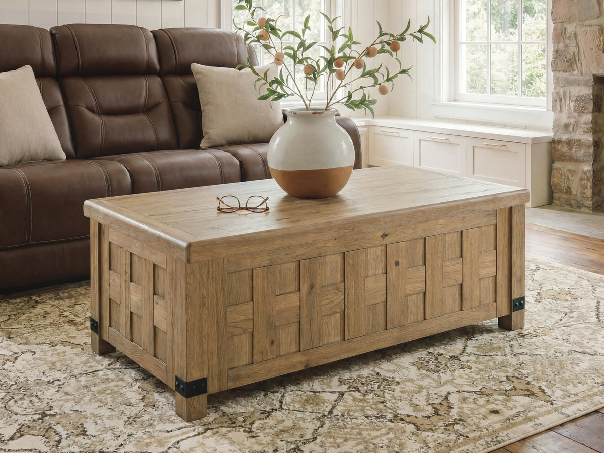 Ridgester Tables Collection - Light Brown
