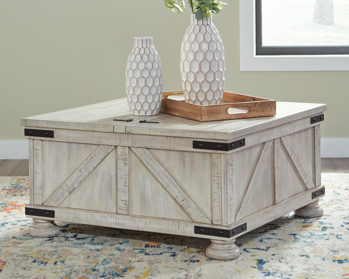 Carynhurst Tables Collection - Whitewash