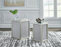 Traleena Nesting End Tables (2/CN) - Silver Finish