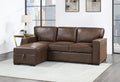 U0203 Coffee Reversible Pull Out Sofa Bed