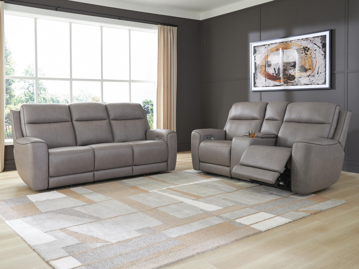 5Z-Relaxation Sofa and Loveseat - Coin