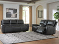 Danemere 2 Piece Sofa and Loveseat - Black