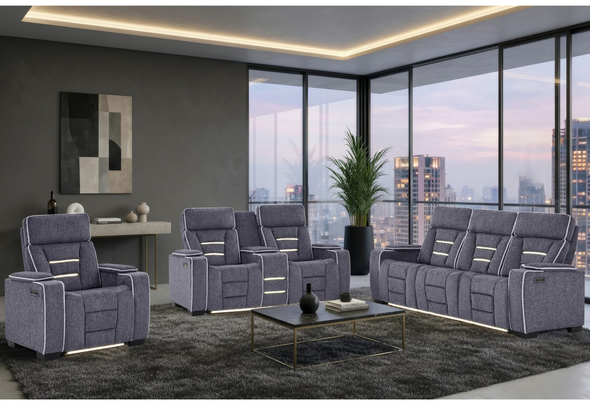 U1895 Living Room Collection - Dark Grey