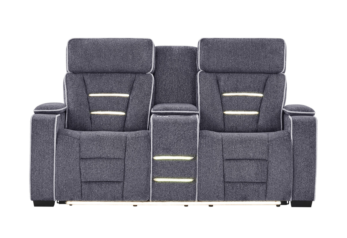 U1895 Living Room Collection - Dark Grey