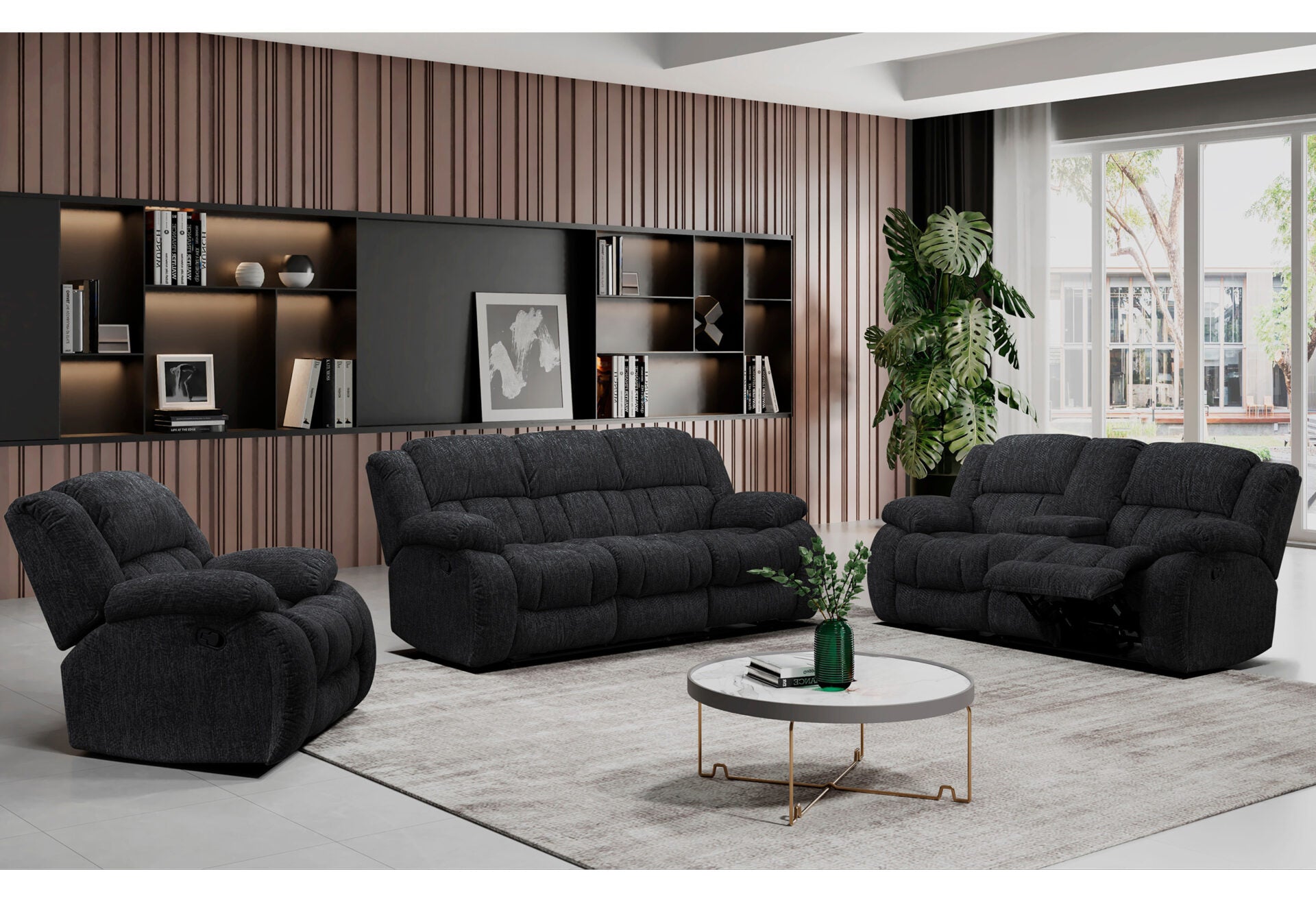 U250 Living Room Collection - Ebony