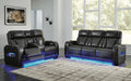 Boyington Sofa and Loveseat - Black