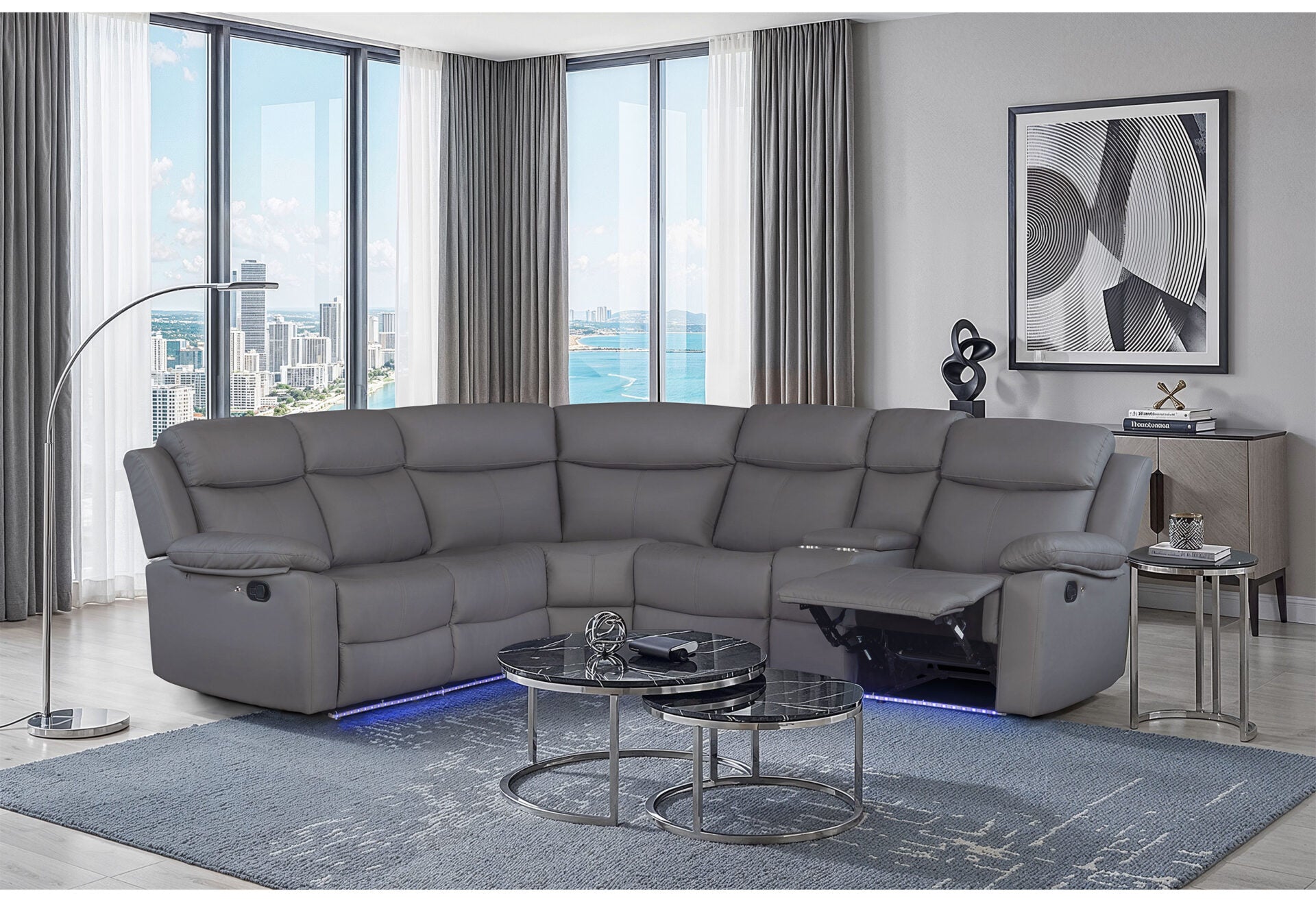 U6026 Living Room Collection - Grey 46A
