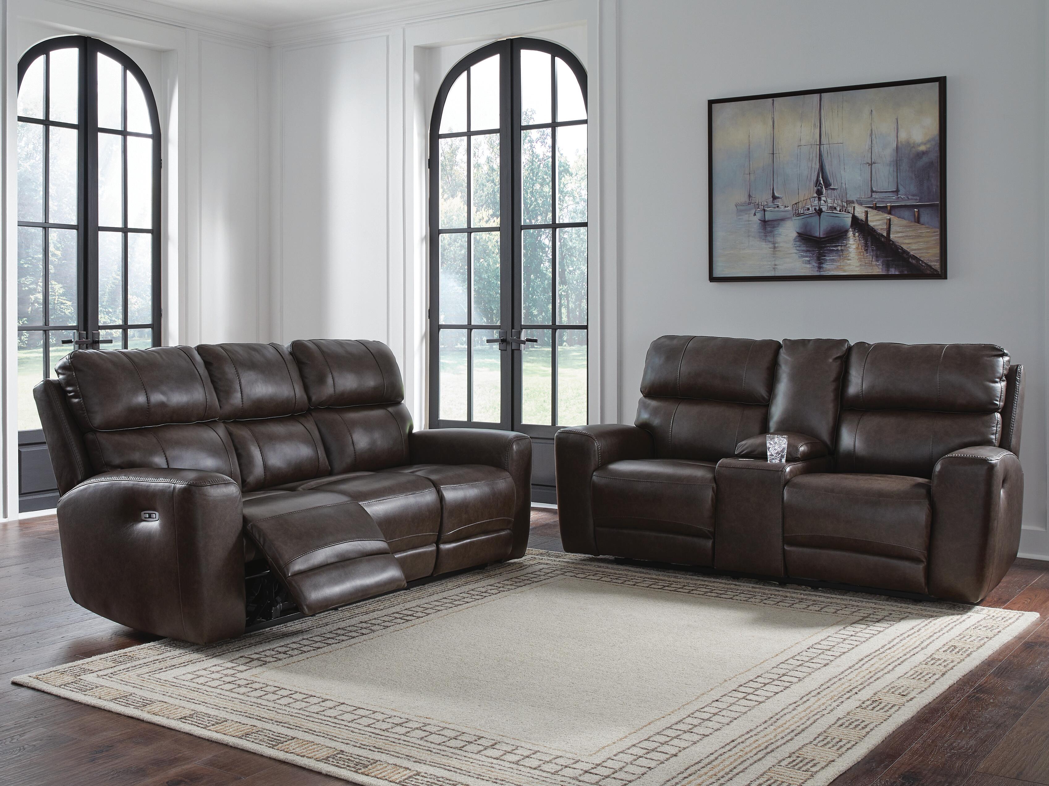 Beadel Sofa and Loveseat - Smoke