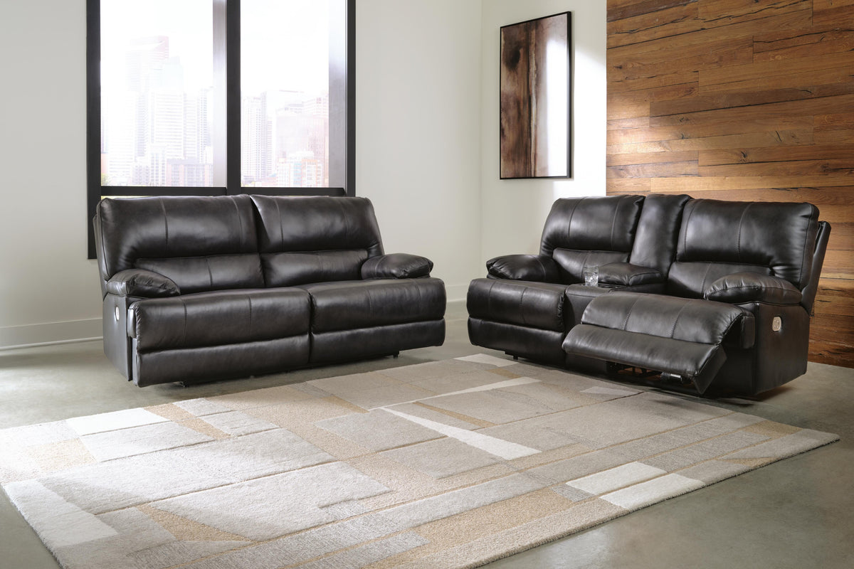 Mountainous Sofa and Loveseat - Eclipse