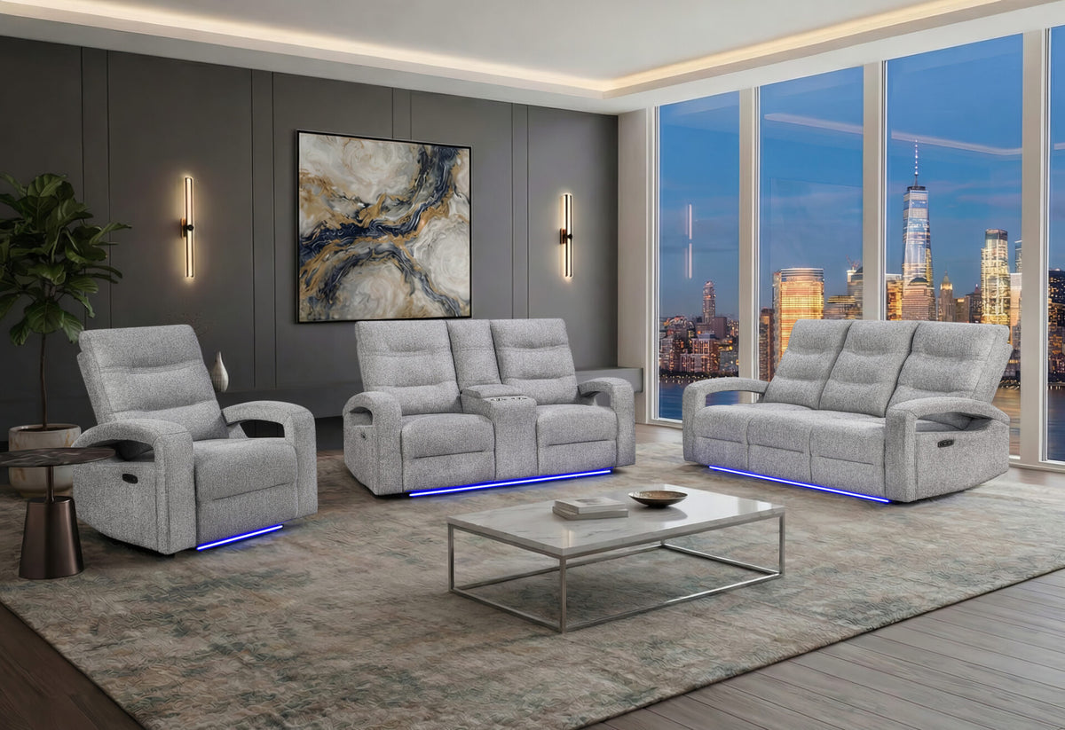 U6611 Living Room Collection - Dark Grey