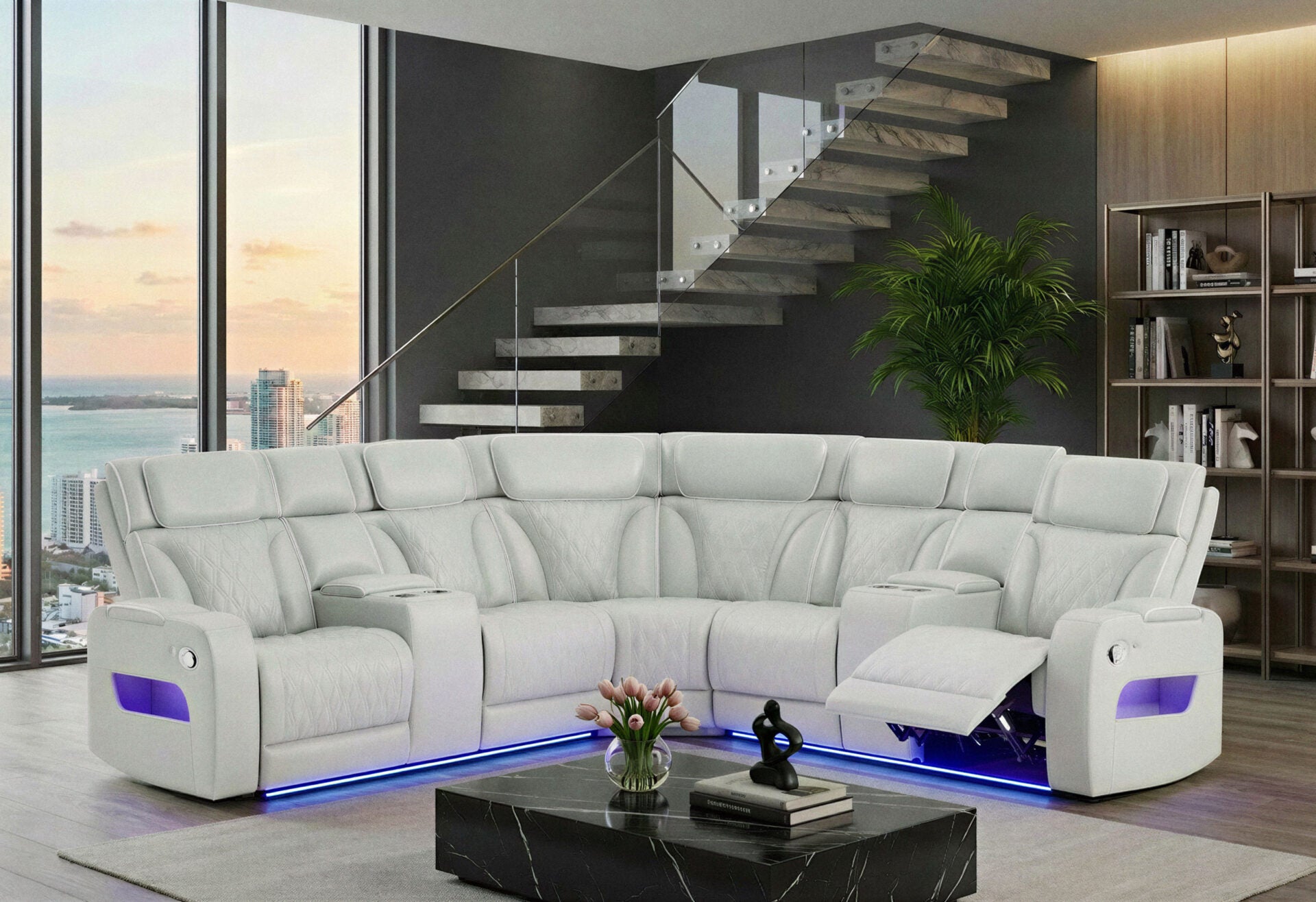U8611 Living Room Collection - Silver