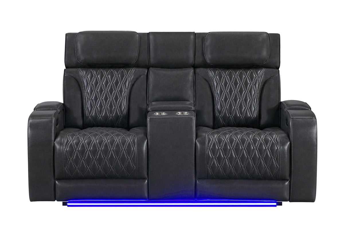 U8611 Living Room Collection - Charcoal