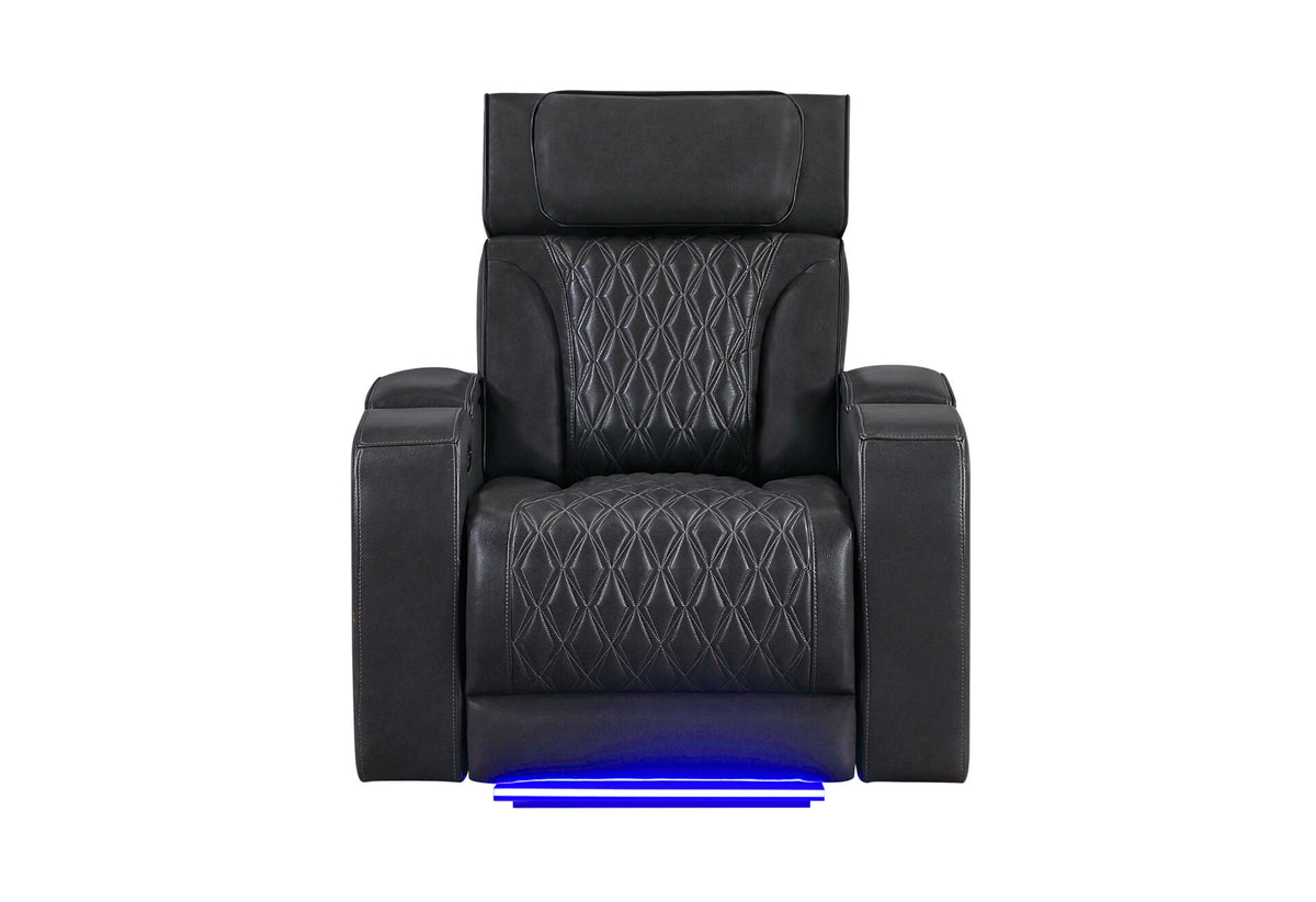 U8611 Living Room Collection - Charcoal