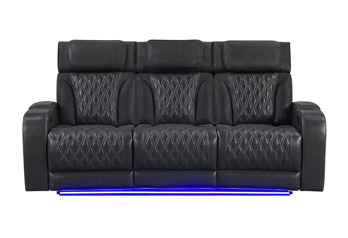 U8611 Living Room Collection - Charcoal
