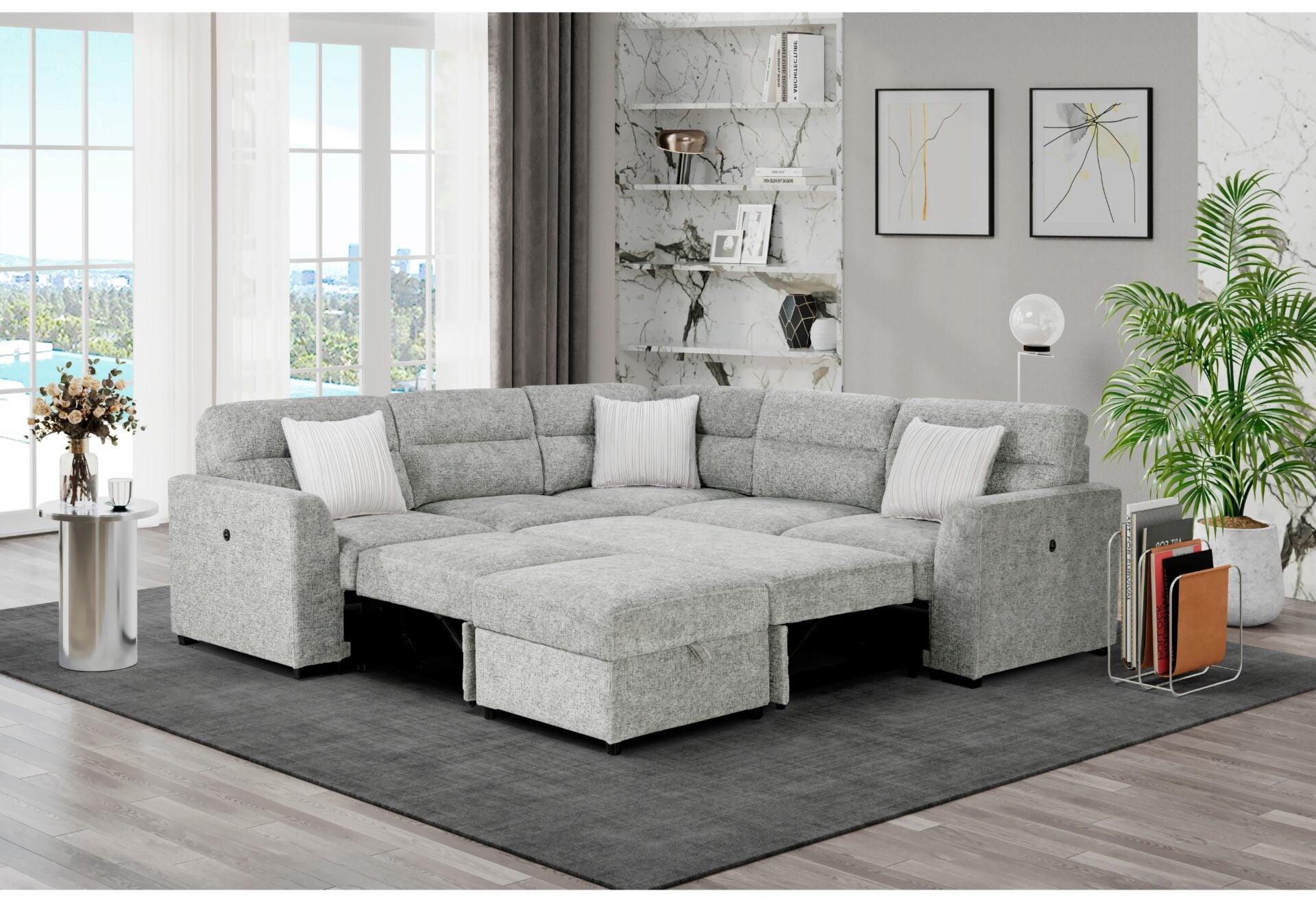 U9401 Living Room Collection - Grey