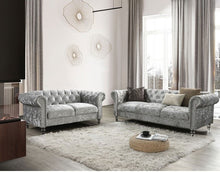 Load image into Gallery viewer, U9550 GREY VELVET SOFA COLLECTION ( !! SUPER SALE !! )

